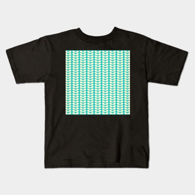 Leave stamp Kids T-Shirt by melomania